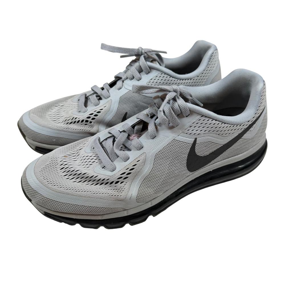 Nike Air Max 2014 Mens Running Shoes Wolf Grey Black 621077-020 Size 11